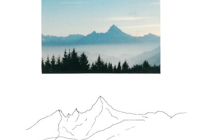 Watzmann, Skizzen | Helmut Mühlbacher